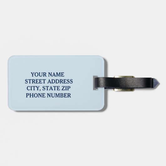 Étiquette À Bagage Physiothérapie faite sur commande (Dos horizontal)