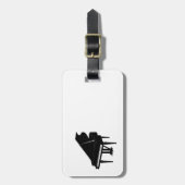 Étiquette À Bagage Piano (Devant Vertical)