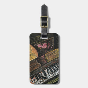 Étiquette À Bagage Piano cassé