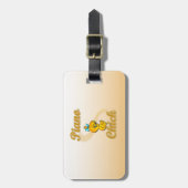 Étiquette À Bagage Piano Chick (Devant Vertical)