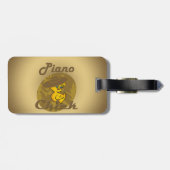 Étiquette À Bagage Piano Chick #6 (Dos horizontal)