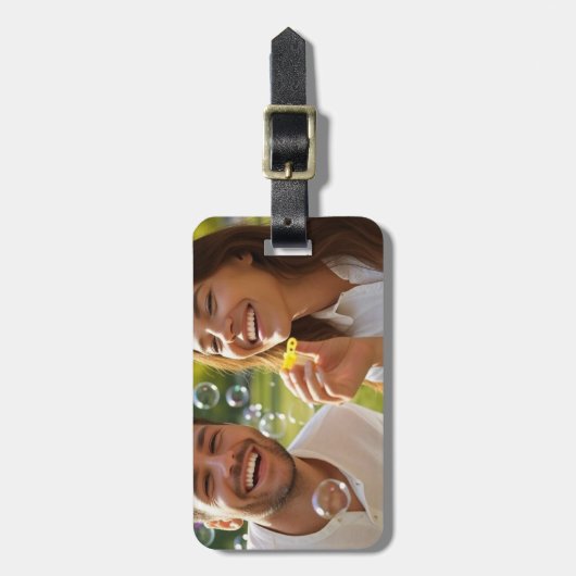 Étiquette À Bagage Pic amusant (Devant Vertical)