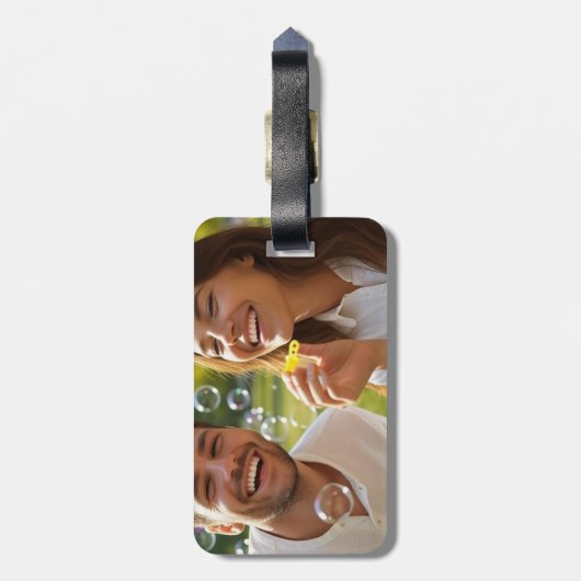 Étiquette À Bagage Pic amusant (Dos Vertical)