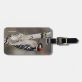 Étiquette À Bagage Pic mou Downy sur l'arbre (Devant horizontal)