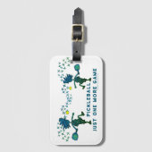 Étiquette À Bagage PICKLEBALL Juste Un Jeu De Plus (Devant Vertical)