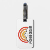 Étiquette À Bagage Pico de Orizaba Mexique (Dos Vertical)