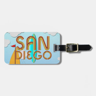 Étiquette À Bagage PIÈCE EN T San Diego