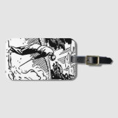 Étiquette À Bagage Piège de sable de Golfeur (Devant Horizontal)