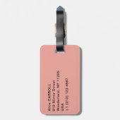 Étiquette À Bagage Pierre-Auguste Renoir - Actrice Jeanne Samary (Dos Vertical)