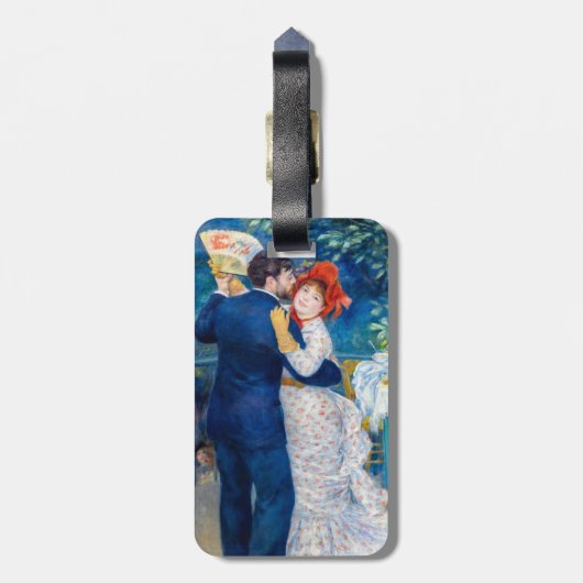 Étiquette À Bagage Pierre-Auguste Renoir - Danse country - Code QR (Dos Vertical)