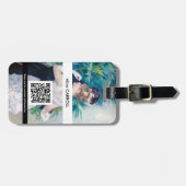 Étiquette À Bagage Pierre-Auguste Renoir - Danse urbaine - Code QR (Devant horizontal)