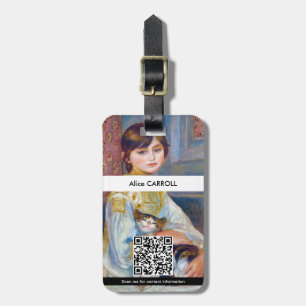 Étiquette À Bagage Pierre-Auguste Renoir - Enfant au chat