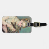 Étiquette À Bagage Pierre-Auguste Renoir - Femme avec chat (Devant horizontal)