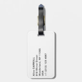 Étiquette À Bagage Pierre-Auguste Renoir - Femme avec chat (Dos Vertical)