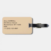 Étiquette À Bagage Pierre Auguste Renoir - Jeunes filles au piano (Dos horizontal)