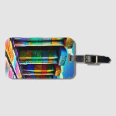 Étiquette À Bagage Pierres psychédéliques (Devant Horizontal)