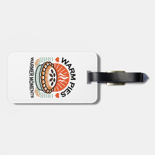 Étiquette À Bagage Pies chaudes Moments plus chauds - Conception d'au (Dos horizontal)