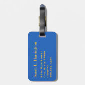 Étiquette À Bagage Piet Mondrian, Soirée : Arbre Rouge (Dos Vertical)