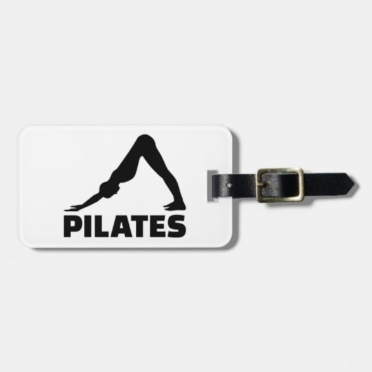 Étiquette À Bagage Pilates (Devant horizontal)