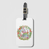 Étiquette À Bagage Pile de livres (Devant Vertical)