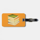 Étiquette À Bagage Pile de livres Lover Art et lecture (Dos horizontal)