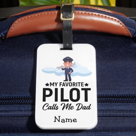 Étiquette À Bagage Pilote Citations amusantes Appelez-moi papa pour p (Insitu Rectoal 2)