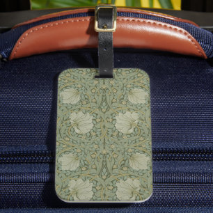 Étiquette À Bagage Pimpernel par William Morris Vintage Floral Textil