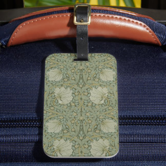 Étiquette À Bagage Pimpernel par William Morris Vintage Floral Textil