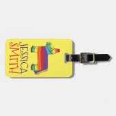 Étiquette À Bagage Piñata Cinco de Mayo Pride Fiesta (Devant horizontal)