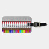 Étiquette À Bagage Pinceaux (Devant horizontal)