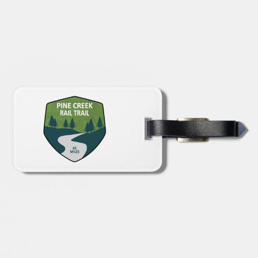 Étiquette À Bagage Pine Creek Rail Trail (Dos horizontal)
