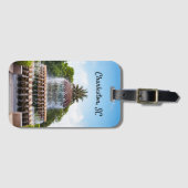 Étiquette À Bagage Pineapple Fountain à Charleston (Devant Horizontal)