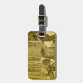 Étiquette À Bagage Pineries des frères Saginaw MI du Michigan (Devant Vertical)