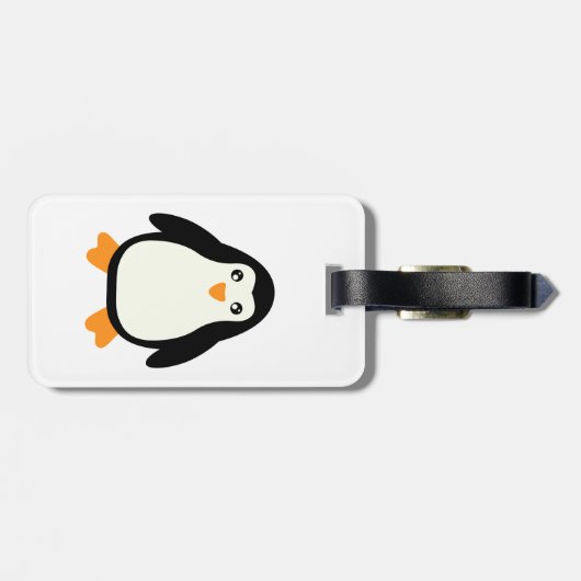 Étiquette À Bagage Pingouin (Dos horizontal)