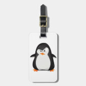 Étiquette À Bagage Pingouin fâché (Devant Vertical)