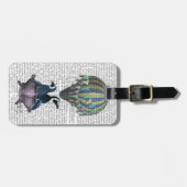 Étiquette À Bagage Pingouins volants (Devant horizontal)