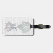 Étiquette À Bagage Pingouins volants (Dos horizontal)