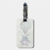 Étiquette À Bagage Pingouins volants 2 (Dos Vertical)