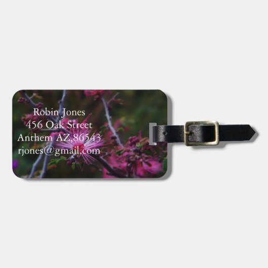 Étiquette À Bagage Pink Fairy (Devant horizontal)