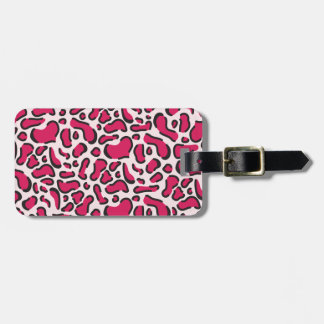 Étiquette À Bagage Pink leopard