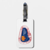 Étiquette À Bagage Pinnacle Peak Arizona Rock Escalade Carabiner (Dos Vertical)