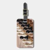 Étiquette À Bagage Pions sur le tableau d'échecs (Devant Vertical)