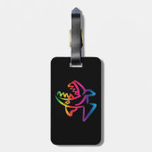 Étiquette À Bagage Piranha (Dos Vertical)