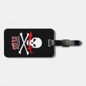 Étiquette À Bagage Pirate (Dos horizontal)