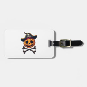 Étiquette À Bagage Pirate Citrouille � Chemise Crâne Halloween