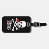 Étiquette À Bagage Pirate Hers (Devant horizontal)