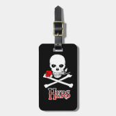 Étiquette À Bagage Pirate Hers (Devant Vertical)