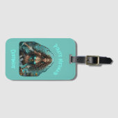 Étiquette À Bagage Pirate Mermaid Lady Thunder_Cove (Devant Horizontal)