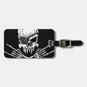 Étiquette À Bagage Pirate Skull Luggage