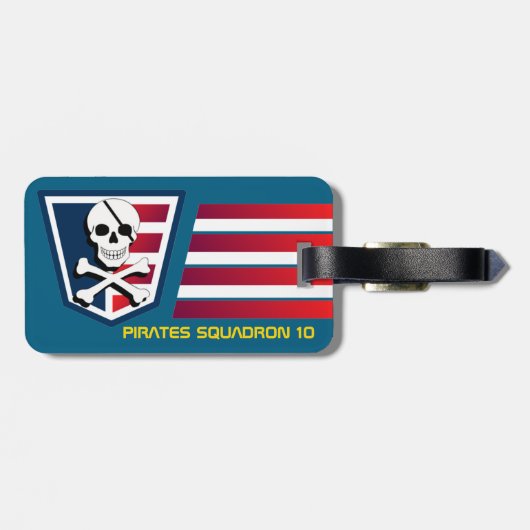 Étiquette À Bagage Pirates Squadron (Dos horizontal)